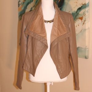 Faux Leather/Suede Jacket